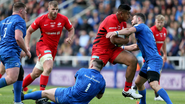 Deja vu: Will Skelton's Saracens defeated Leinster 20-10 in the European Champions Cup final.