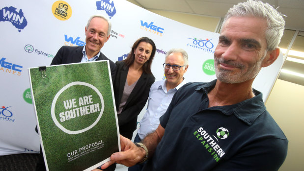 Craig Foster, head of football for the Southern Expansion bid.