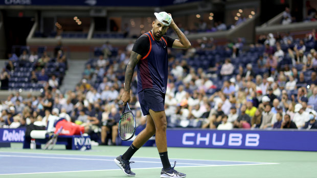 Nick Kyrgios at Flushing Meadows.