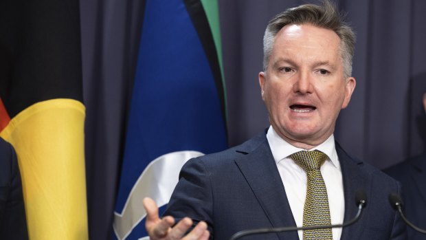 Federal Climate Change and Energy Minister Chris Bowen.