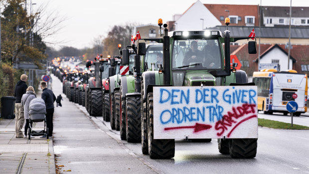 Danish mink farmers protested a cull ordered to curb the spread of coronavirus last year.