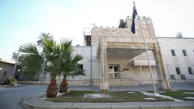 The Australian embassy in Baghdad, Iraq.