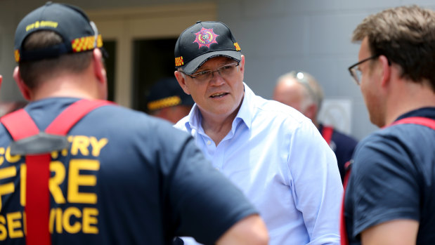The Prime Minister is in discussions with state and territory leaders about how to compensate volunteer firefighters.
