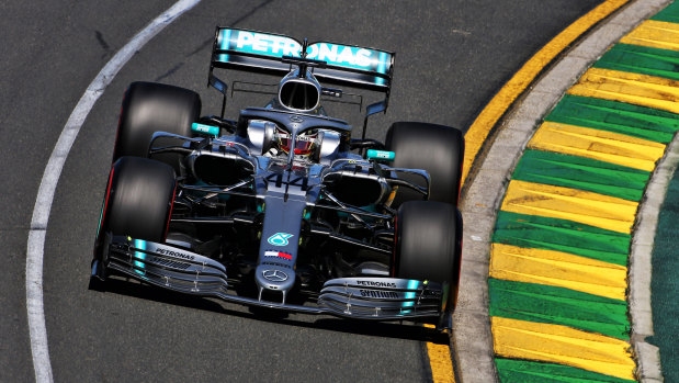 Lewis Hamilton was fastest in first practice.