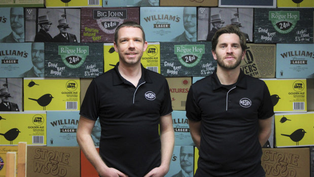 Richard Kelsey and Geoff Huens of BeerCartel are staying independent. 