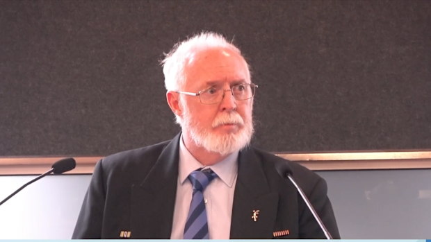 Former QBCC licensing manager Graham Easterby giving evidence on Wednesday.