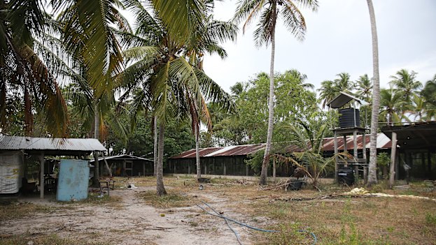 Fernando’s chicken farm, near his home in Kudamaduwella.
