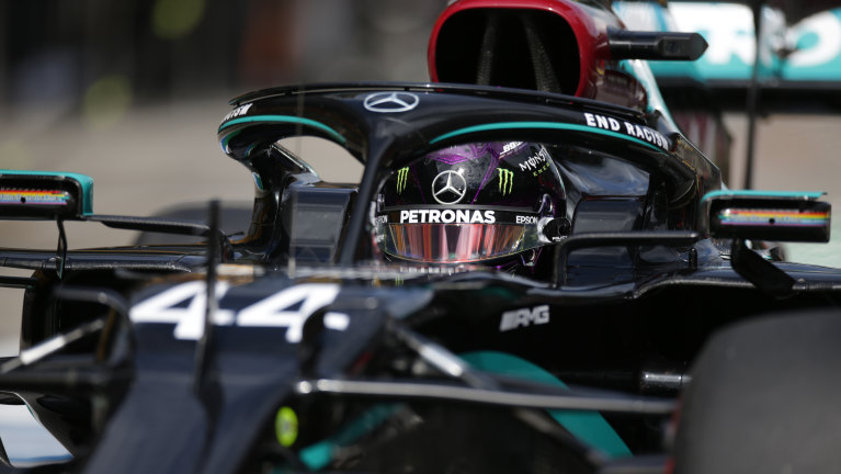 Formula One 2020 Mercedes Driver Lewis Hamilton Makes A Statement As F1 Gets Back On Track