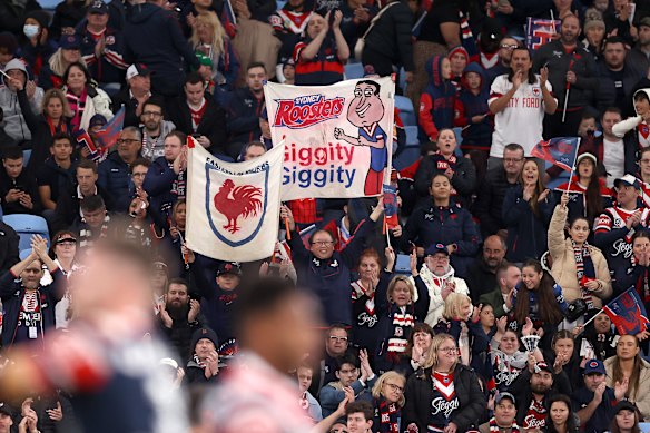 Round 25, 2022 when the Roosters played their Rabbitohs rivals at Allianz Stadium. 