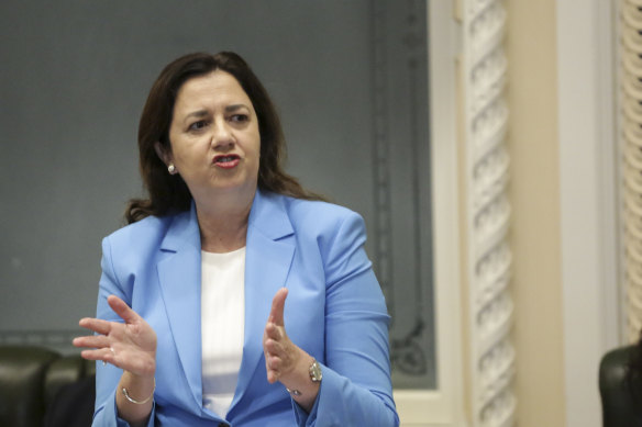 Queensland Premier Annastacia Palaszczuk said Covid figures are trending down, as the state prepares to ease restrictions further.