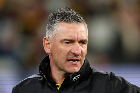 Richmond coach Adem Yze.