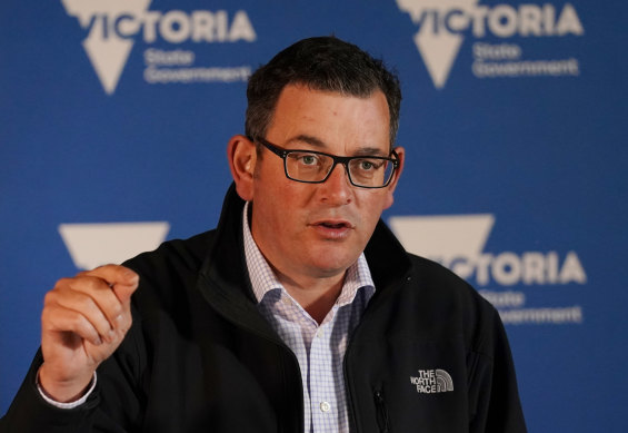 Premier Daniel Andrews on Sunday said some children will be going back to school, and some will be learning remotely from home. 