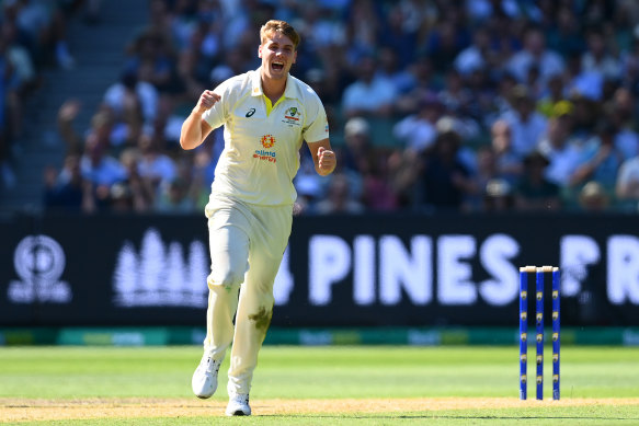 Cameron Green will put his injured finger to the test in the nets.