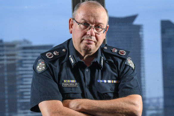 Victoria Police Chief Commissioner Graham Ashton.