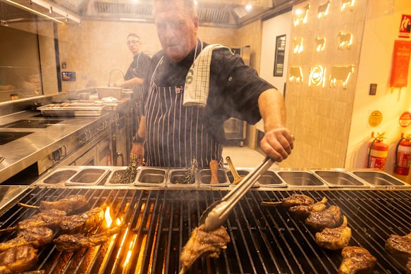 Chefs prepare KS7, claimed to be the world’s first 7%+ marbling brand in lamb, at Meat and Livestock Australia.