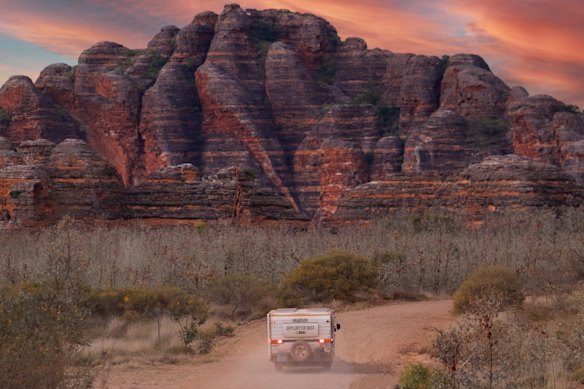 The Bungle Bungle range in Purnululu National Park, Western Australia.