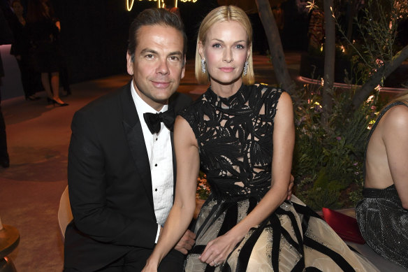 Lachlan and Sarah Murdoch.