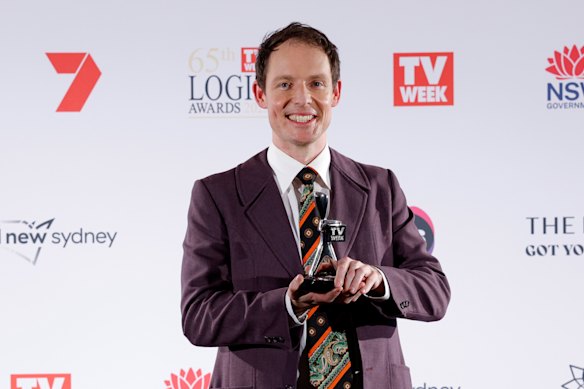 Guy Montgomery received the Graham Kennedy Award for most popular new talent.