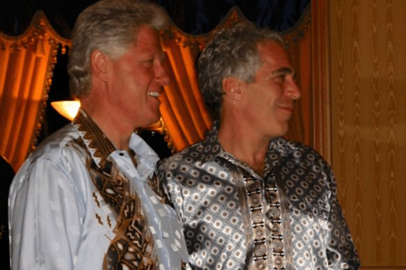 Jeffrey Epstein and Bill Clinton.
