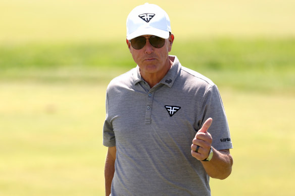 LIV defector Phil Mickelson has described the merger as an ‘awesome day’.