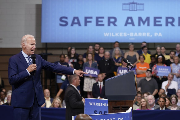 US President Joe Biden calls out Republicans for supporting the January 6 Capitol attack.