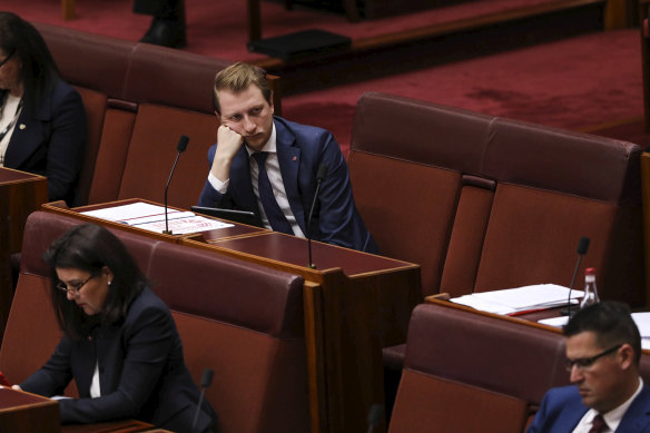 Committee chair Senator James Patterson,