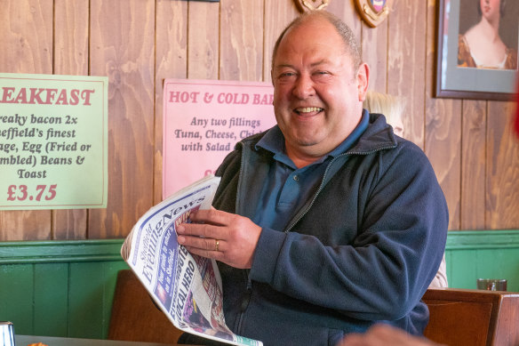 Mark Addy as Dave in the TV reboot of The Full Monty.