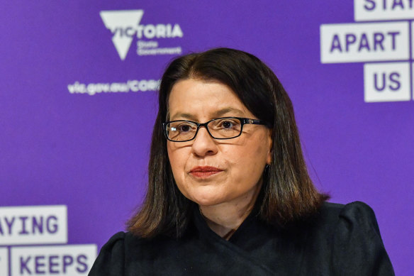 Victoria's Health Minister Jenny Mikakos.
