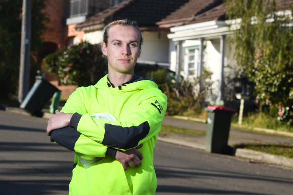 First home buyer Dylan Bow feels he will have to move away from where he grew up, as it is too expensive.