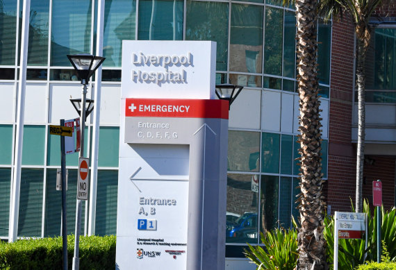 The woman was taken to Liverpool Hospital where she has undergone surgery.