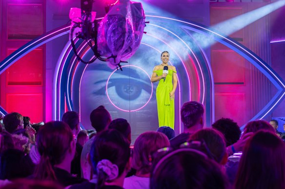 Mel Tracina hosts the 2025 edition of Big Brother at Dreamworld.