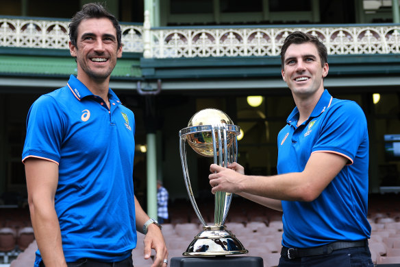 Mitchell Starc and Pat Cummins.