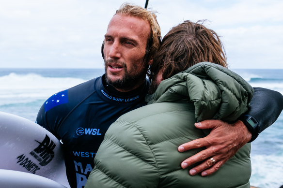 Australian Olympian Owen Wright after missing last year’s cut at the Margaret River Pro.