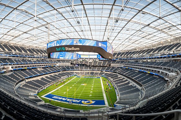 Glass act: SoFi Stadium, Los Angeles, is one of the most spectacular venues chosen to stage World Cup games.