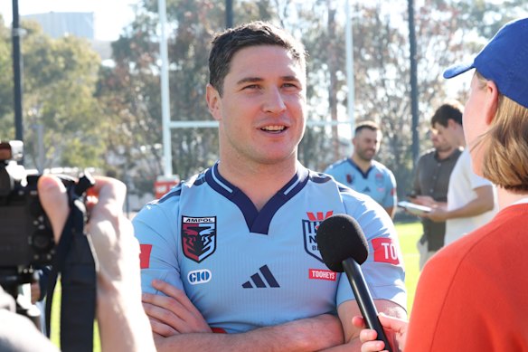 Mitchell Moses will have to prove his fitness by Thursday to keep his place in the NSW team.