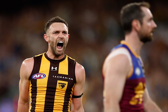 Hawthorn champion Jack Gunston stepped up yet again.