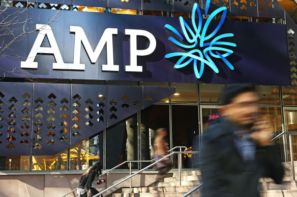 AMP will combine two executive roles and relinquish as part of a restructure.