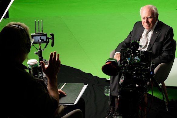 Former prime minister John Howard is interviewed for the documentary Joh: The Last King of Queensland.