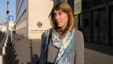 Julia Legner from the German branch of Reporters Without Borders.