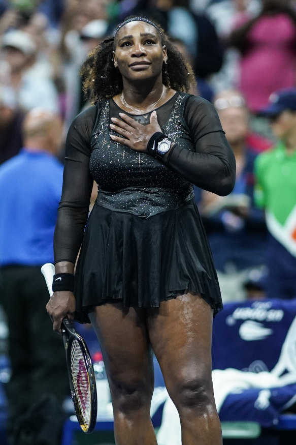 Serena Williams bids an emotional goodbye at the 2022 US Open.