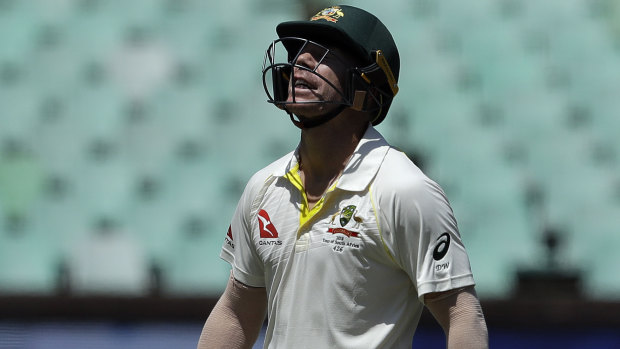 Australian batsman David Warner, who was bowled for 51, has defended teammate Cameron Bancroft's deflating performance.