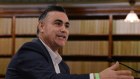 John Barilaro at last year’s parliamentary inquiry examining his recruitment as US trade commissioner.