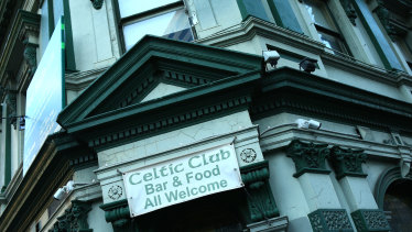 The Celtic Club is being developed into apartments.