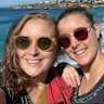 Amanda Smith (right) and her wife.