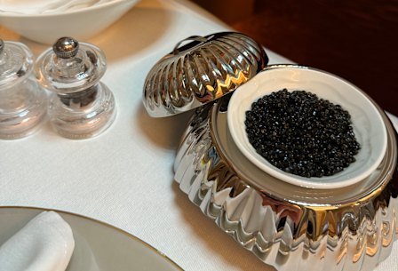 Emirates passengers - including those on the Sydney-Dubai route - are spooning up the caviar in increasing volumes.