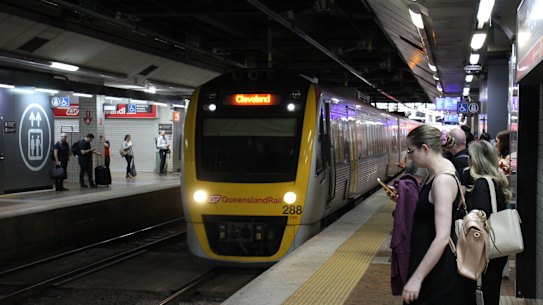 Passengers will be crammed in like sardines as the number of three-car trains increases as Queensland Railways blames unions.