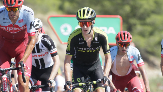 Simon Yates takes Vuelta a Espana red jersey for Mitchelton-Scott