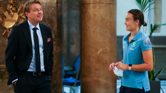 Caitlin Foord believes new Matildas coach Tony Gustavsson was clearly the best person for the job.