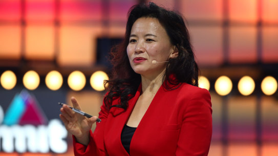 News anchor Cheng Lei in 2019. 