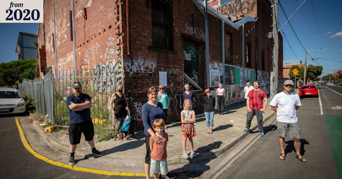 Residents rally against push to demolish sections of heritage brickworks